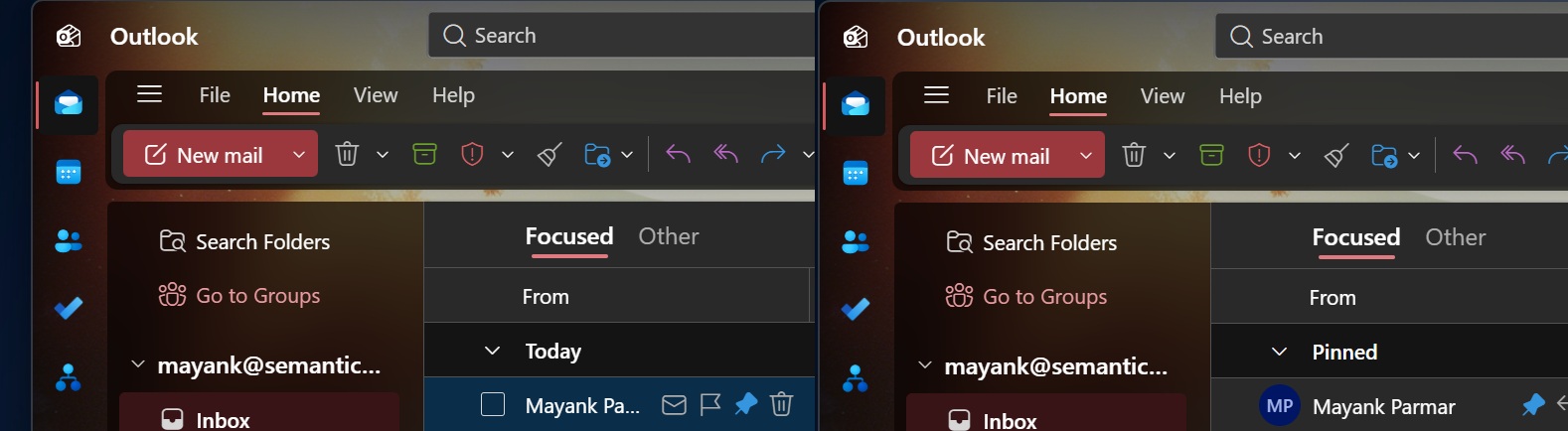 Новые функции Outlook